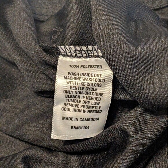 Zelos Men's Size 4X Athletic Gym Shorts Big & Tall Black | Drawstring | Pockets - Picture 4 of 9